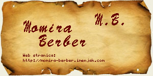 Momira Berber vizit kartica